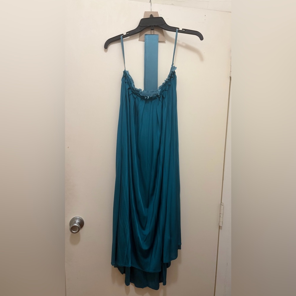 Ulla Johnson Teal Strapless Dress - Size S